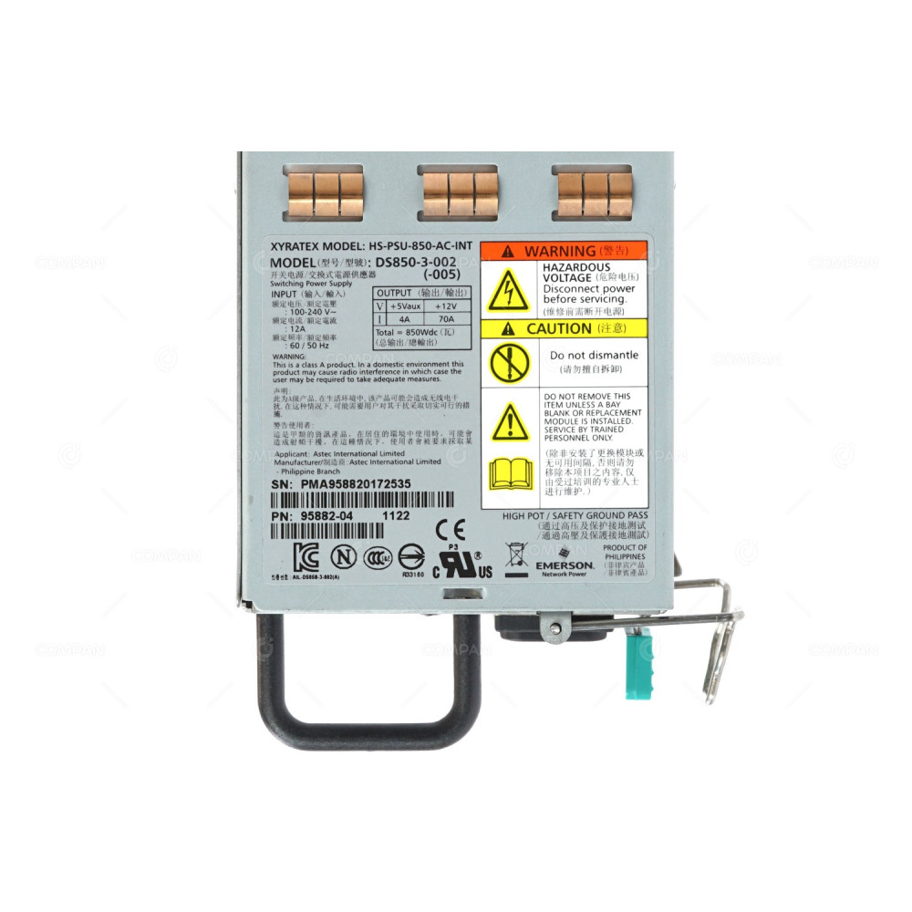 95882-04 XYRATEX 850W POWER SUPPLY